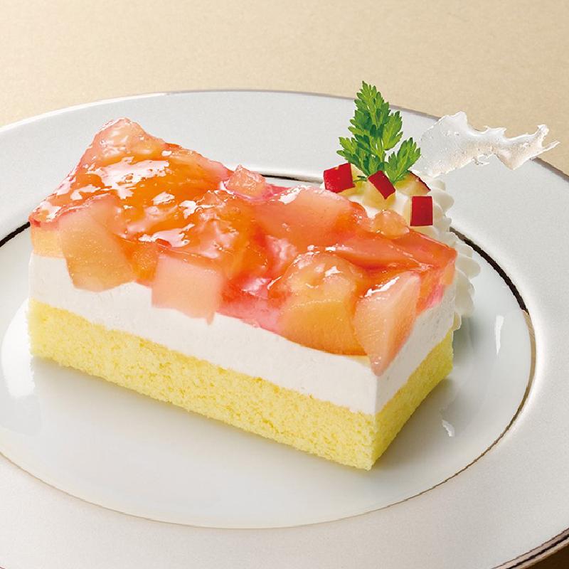 【クーポン利用で5％OFF】フリーカットケーキ アップル＆ピーチ 480g 25670 ケーキ 洋菓子 パーティー｜syokusai-netcom｜03