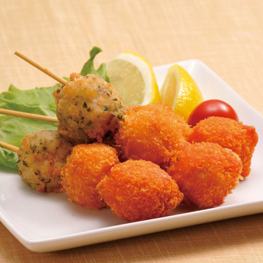 冷凍食品 業務用 海鮮団子串(たこ・えび・いか) 450g(10本入) 27601