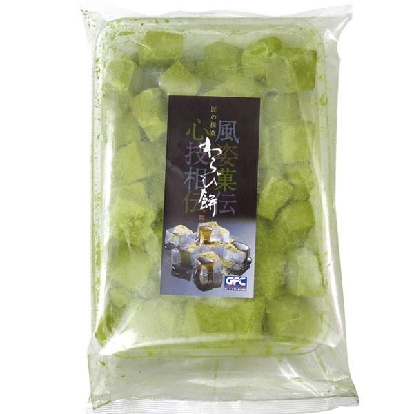 わらび餅(抹茶) 1kg(約60個入) 39195 もち 和菓子 デザート パーティー