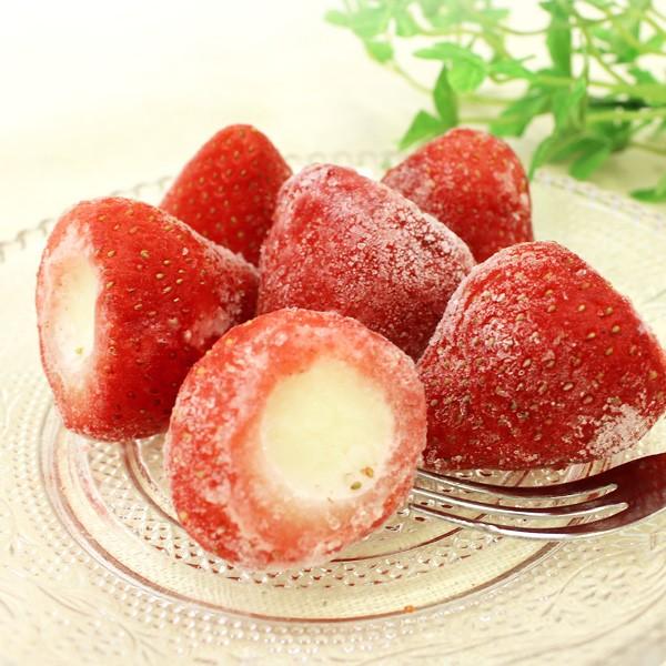 冷凍食品 業務用 苺あいす 30粒入 5955 いちごあいす ストロベリー 個包装 パーティー まるごと苺 練乳 プチ ミニ 大容量|syokusai-netcom|04