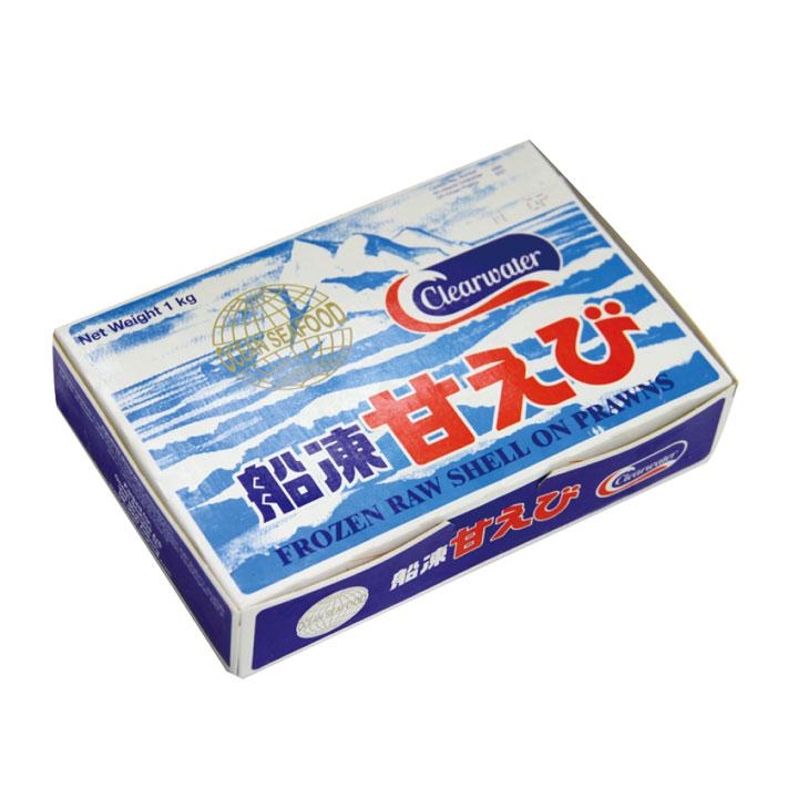 冷凍食品 業務用 甘エビ (ブロック) 1kg(約110-120尾入)M 8858 刺身