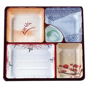 業務用 TSR-BO×80- 80 夢彩ごぜんボックス 柄付 【中仕切】 50枚 外箱は別売りです 14614 | 