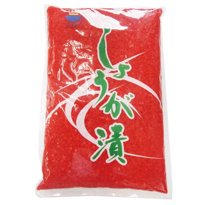 業務用 紅生姜(刻み) 約1610g(固形1kg) 17781 べにしょうが 紅しょうが