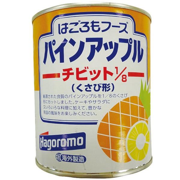 はごろもフーズ 業務用 パインチビット1/8 2号缶(固形500g、内容総量