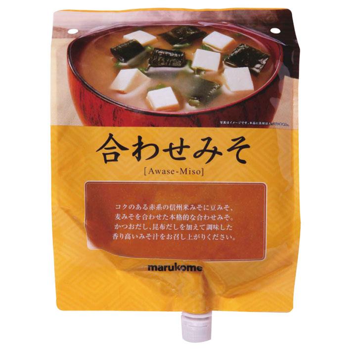 マルコメ 業務用 Rサーバー用 合わせみそ 3kg 19896 調味料 濃厚 味噌