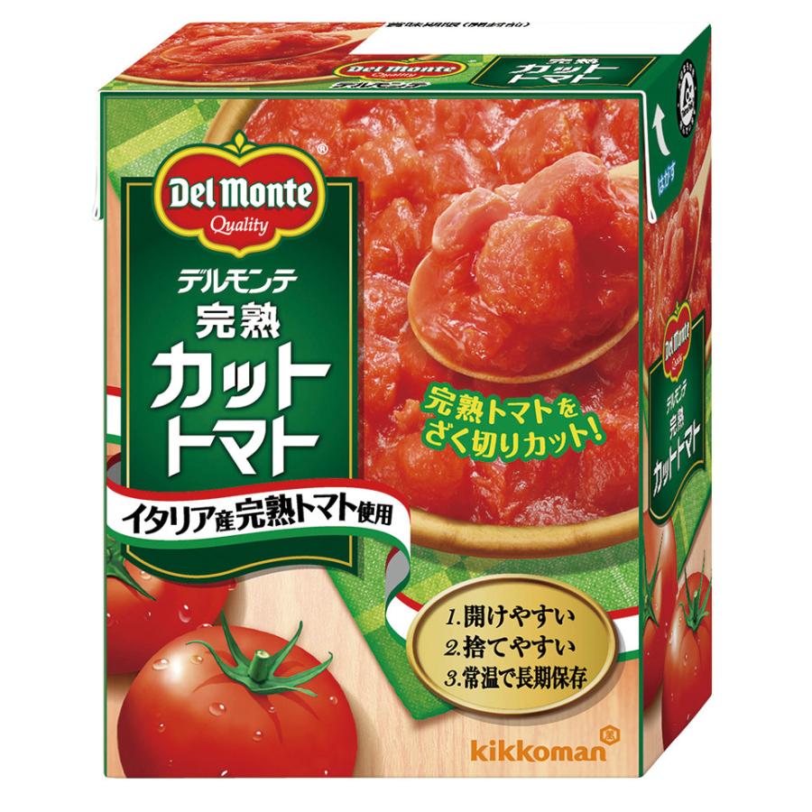 業務用 デルモンテ 完熟カットトマト 3g 紙パック 簡単 ざく切 キッコーマン食品 食彩ネットドライ便 通販 Yahoo ショッピング