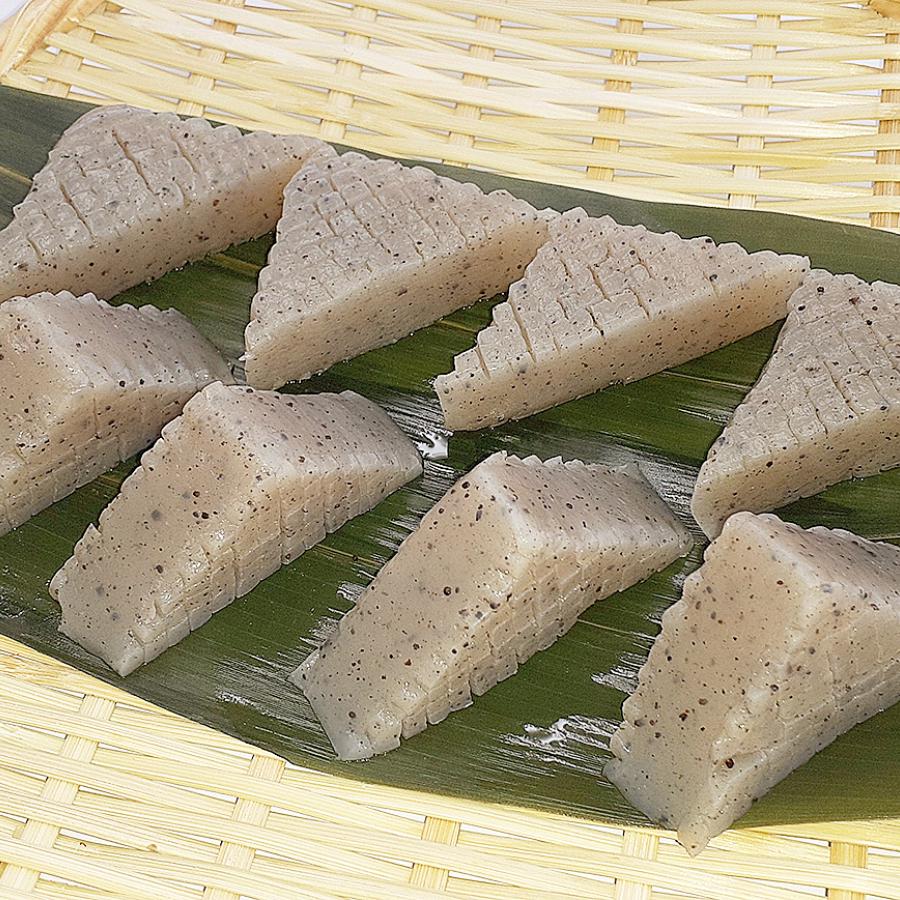 業務用 三角こんにゃく(黒)鹿の子1kg23495 こんにゃく 蒟蒻 鍋