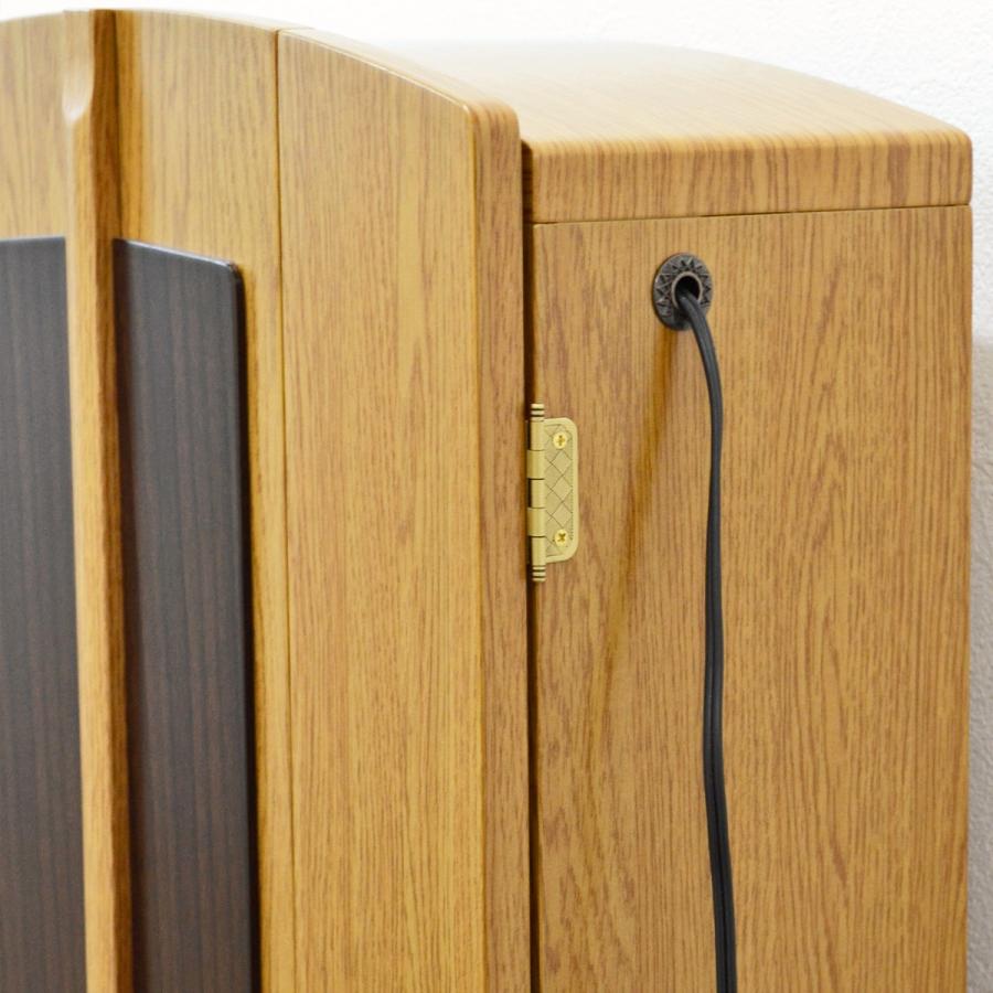 仏壇ミニ(照明付) ミニ仏壇 LED照明付き 特装ご本尊様対応 041 ライトオーク 創価学会