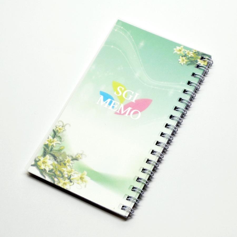 メモ帳 101 ホワイト ブラック 創価学会用グッズ オリジナルメモ帳 SGI