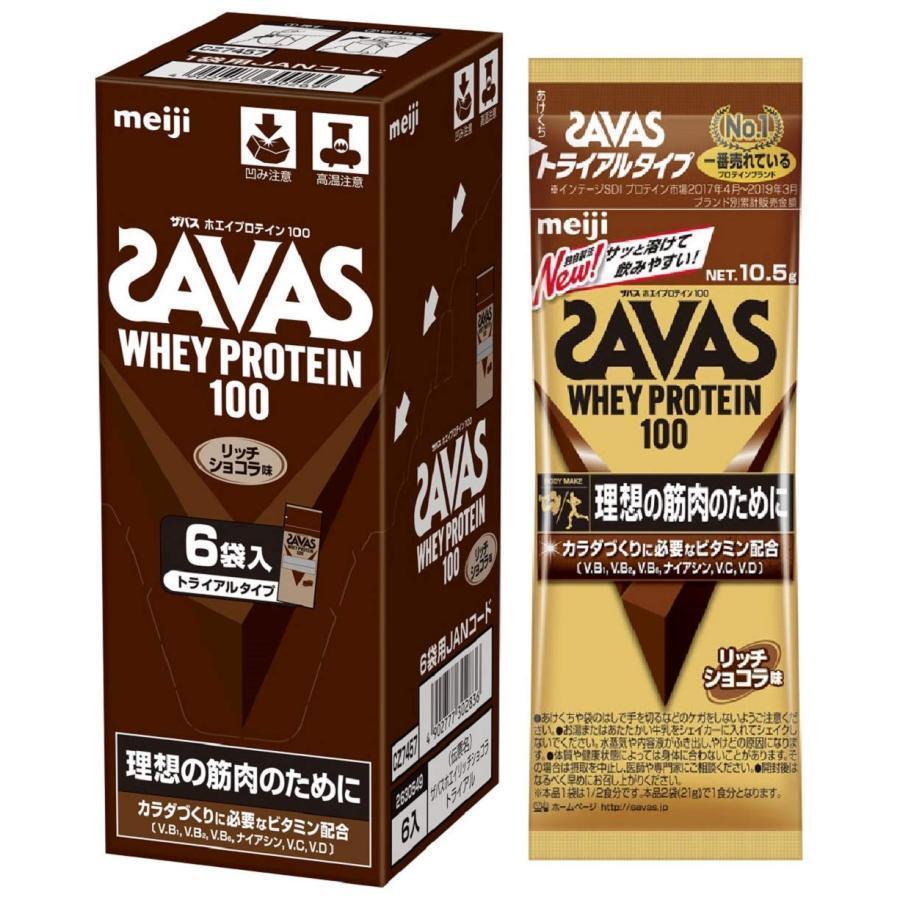ザバス(SAVAS) ホエイプロテイン100 リッチショコラ味 トライアル 
