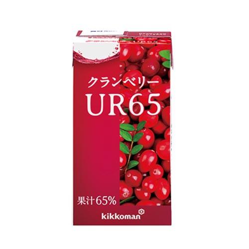 キッコーマン クランベリーUR65 125ml×36本(18本×2) 栄養補助 キナ酸 ポリフェノール 飲料 水分補給 高齢者 の商品画像