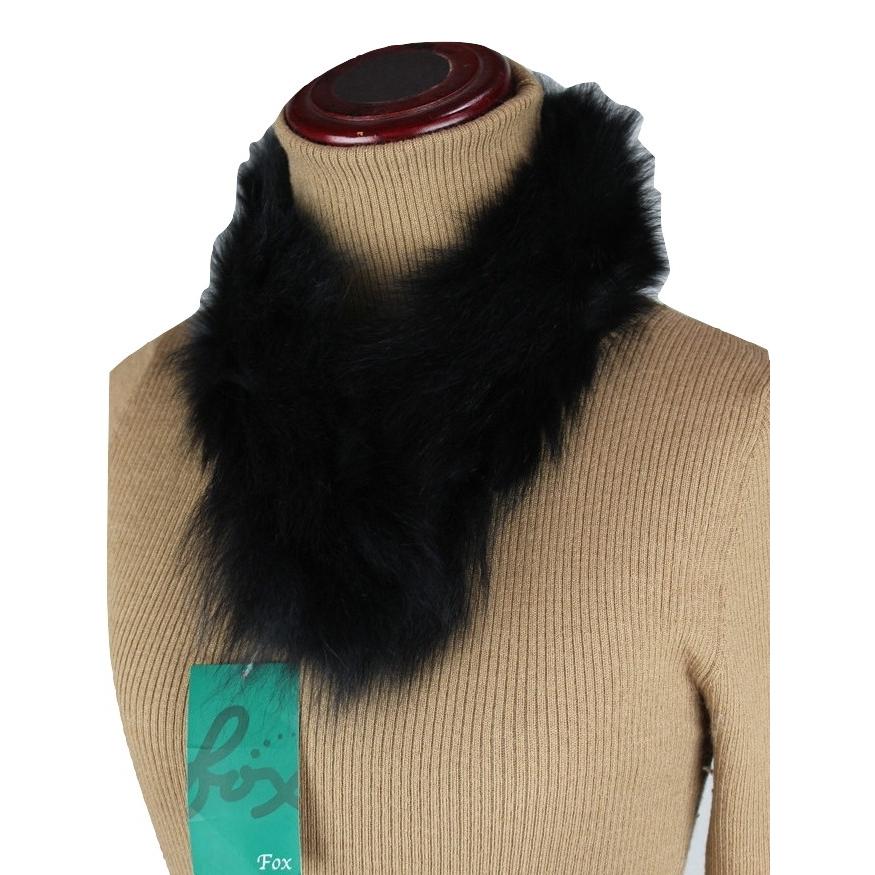 フォックス ファー マフラー Fmk 1 黒 Foxmuffler Fmk 1 おしゃれ処 松美庵 通販 Yahoo ショッピング