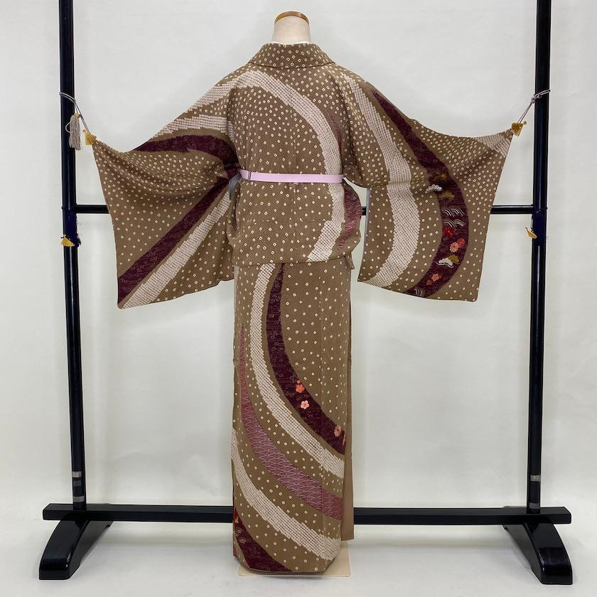 付下☆古典調☆礼装☆卒業式 入学式☆抜き一つ紋入り☆身丈159cm☆中古