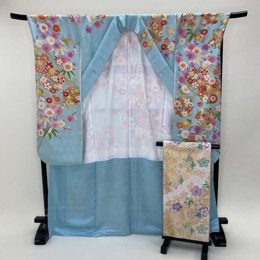 ≪美品≫正絹　振袖セット【630】【160cm~170cmの方用】 楽天市場】【中古】【購入品】振袖 フルセット Lサイズ ほぼ新品