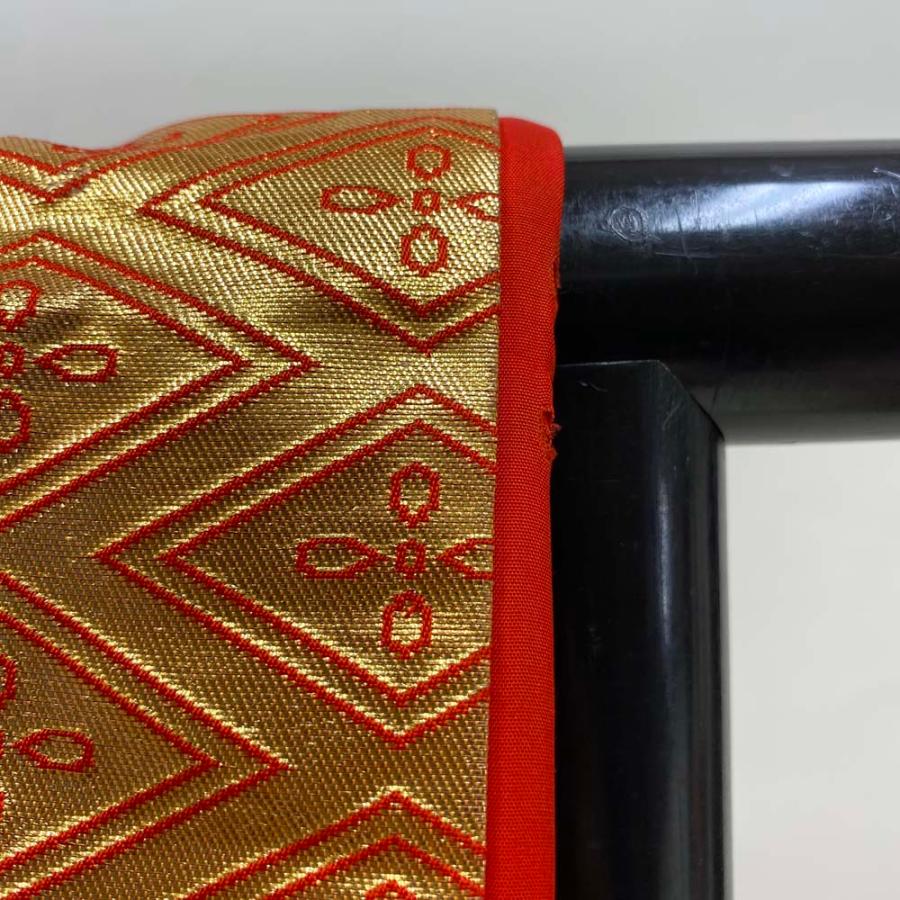 色打掛 正絹 鶴 刺繍 金 赤 打掛 Mサイズ 裄66 花嫁衣裳 婚礼 リサイクル 中古 ブライダル ウエディング 着物 4016 d421f8e37034ffc4d84387f823d686