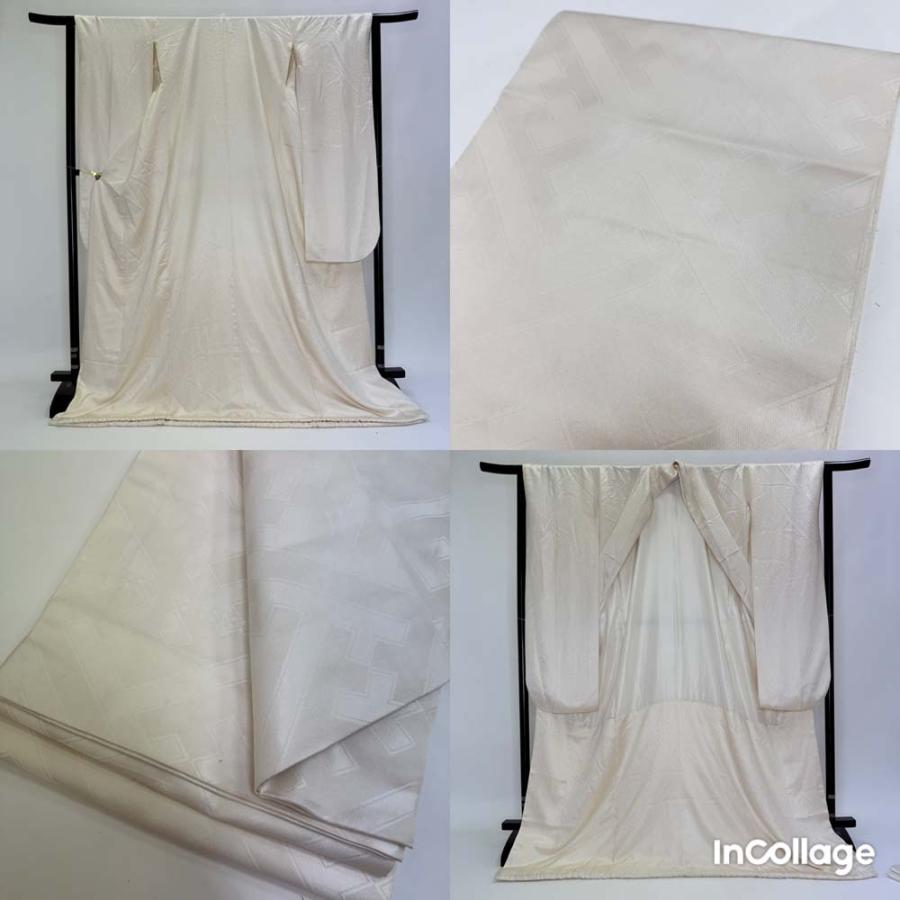 白打掛 3点セット 帯 掛下 白無垢 白 撮影用 結婚式 花嫁衣装 裄67cm 身丈200cm 合繊 Lサイズ 4273 白打掛 3点セット 帯 掛下 白無垢 白 撮影用 結婚式 花嫁衣装 裄67cm