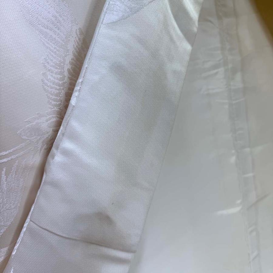 白打掛 3点セット 帯 掛下 白無垢 白 撮影用 結婚式 花嫁衣装 裄65cm