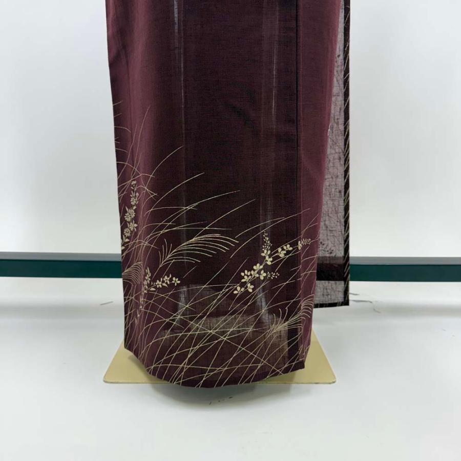 訪問着 付け下げ 絽 夏用 夏 洗える着物 礼装 ポリエステル 裄65.8cm A