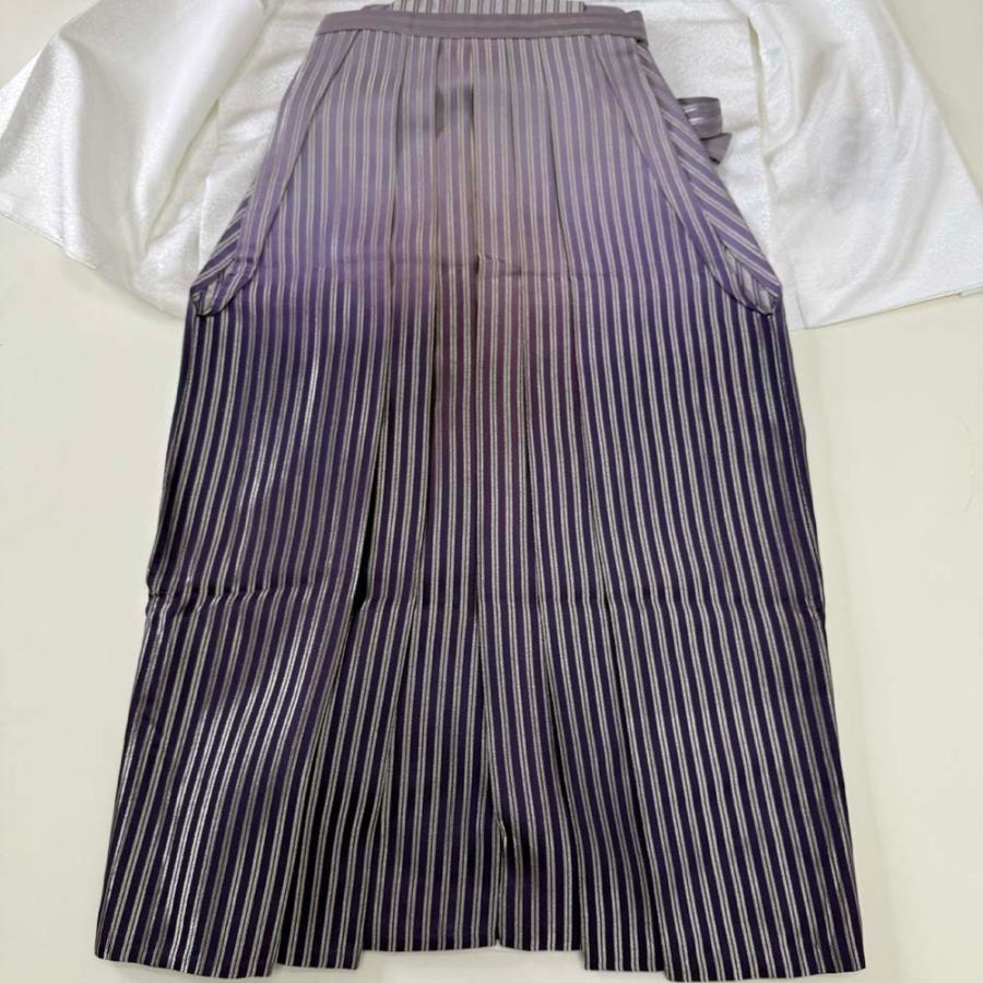 紋付袴 6点セット 着物 羽織 袴 長襦袢 羽織紐 角帯 裄73.6cm 袴丈87cm