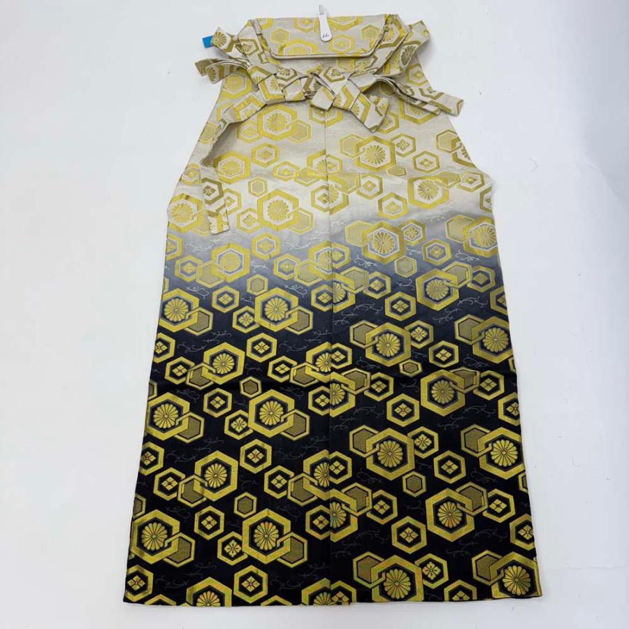 袴 行灯袴 男袴 紐下丈94.5cm 男性用袴 成人式袴 2L-3Lサイズ 金 黒 中古 4623 袴 行灯袴 男袴 紐下丈94.5cm 男性用袴 成人式袴 2L-3Lサイズ 金 黒