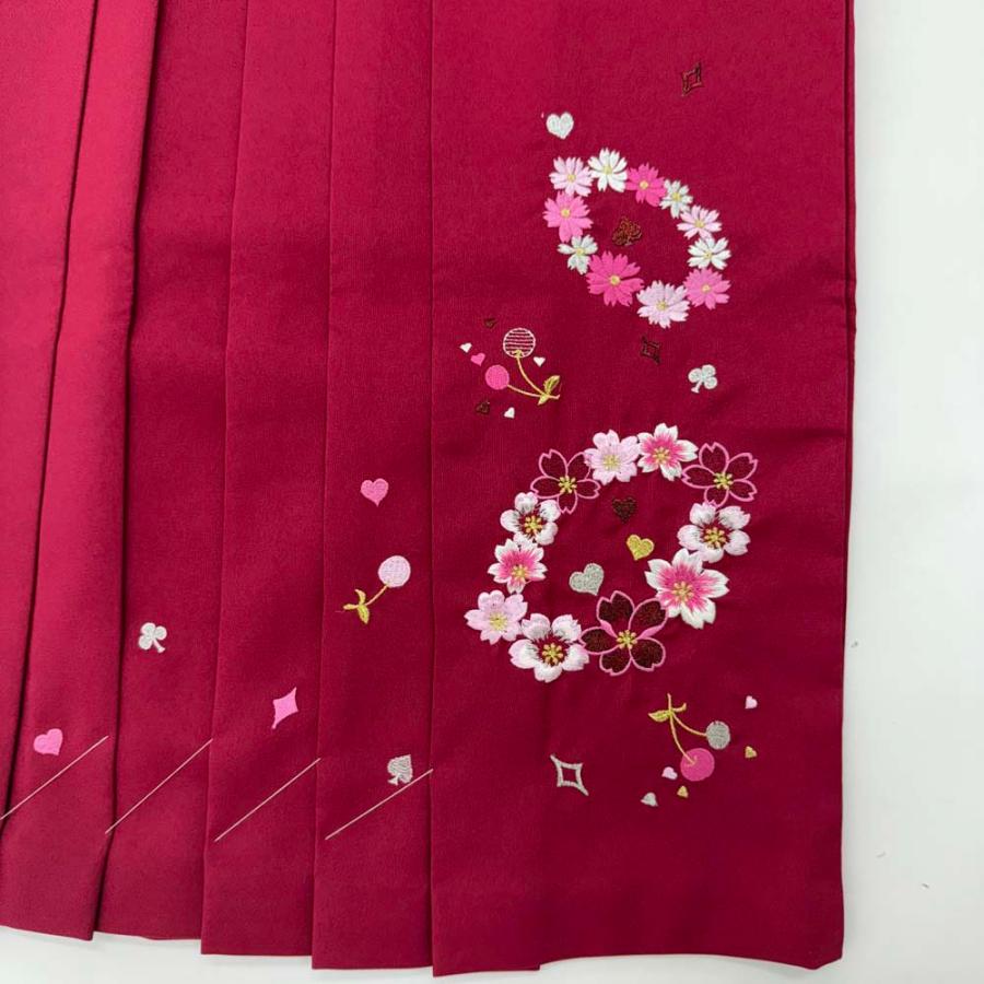 袴 S size 紐下丈87cm 行灯袴 卒業袴 女性用袴 刺繍 ピンク  中古 4698 袴 S size 紐下丈87cm 行灯袴 卒業袴 女性用袴 刺繍 ピンク 中古 4698