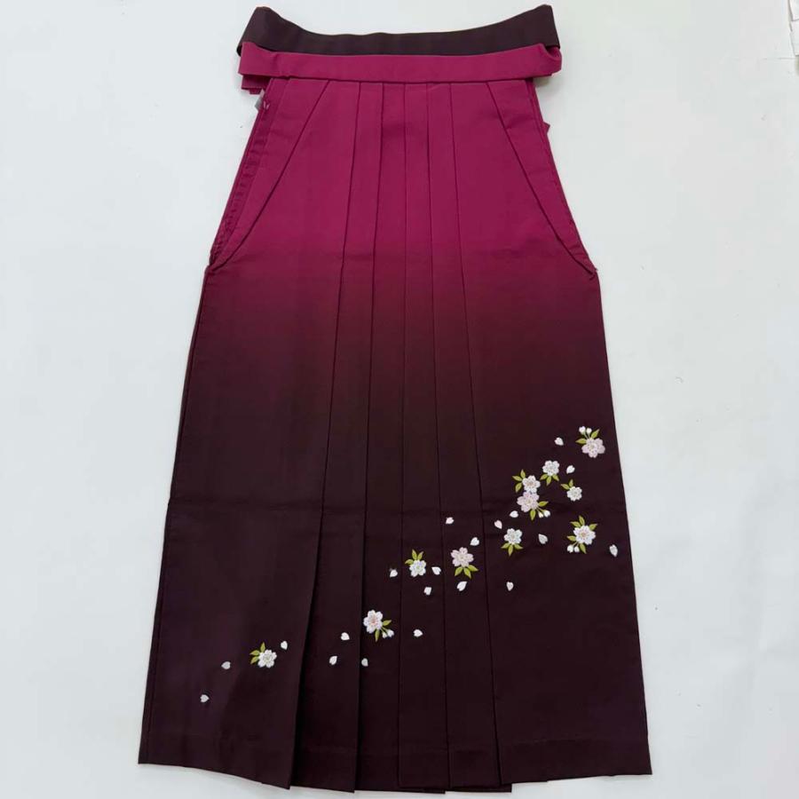 袴 M size 紐下丈91cm 行灯袴 卒業袴 女性用袴  ぼかし ピンク 中古 5211 袴 M size 紐下丈91cm 行灯袴 卒業袴 女性用袴 ぼかし 刺繍 ピンク
