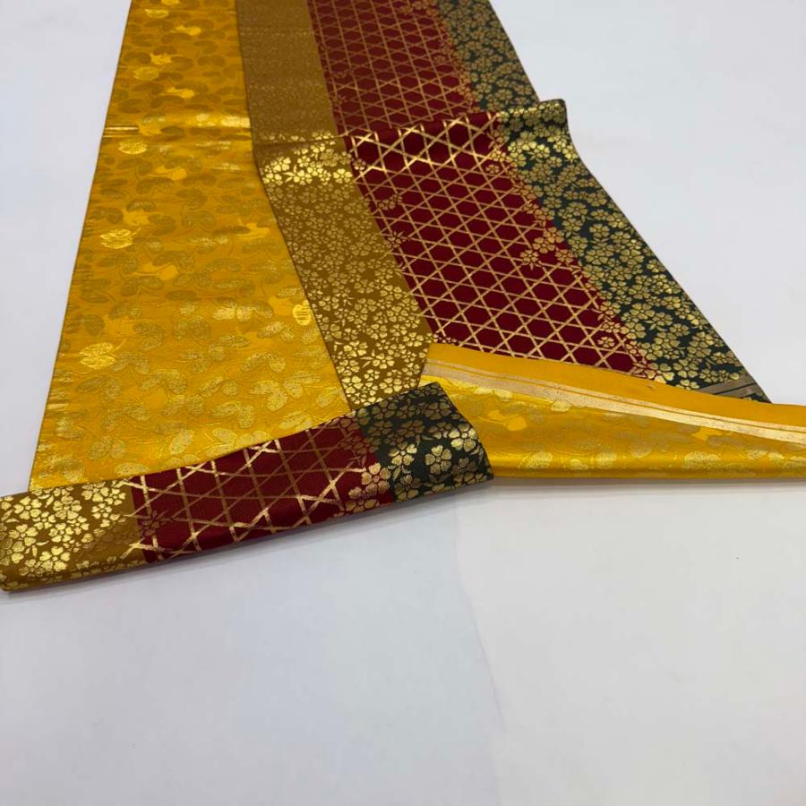 引き振袖用帯 本振袖用帯  裾引き 大振袖 全通 434cm 花嫁衣装 舞台衣装 中古 リサイクル 結婚式 婚礼 4887 引き振袖用帯 本振袖用帯 裾引き 大振袖 全通 434cm 花嫁衣装 舞台衣装