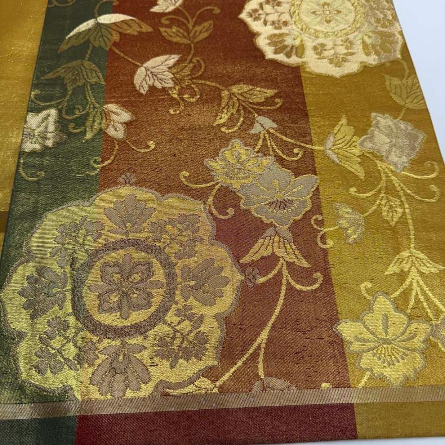 引き振袖用帯 本振袖用帯  裾引き 大振袖 全通 440cm 花嫁衣装 舞台衣装 中古 リサイクル 結婚式 婚礼 4879 引き振袖用帯 本振袖用帯 裾引き 大振袖 全通 440cm 花嫁衣装 舞台衣装