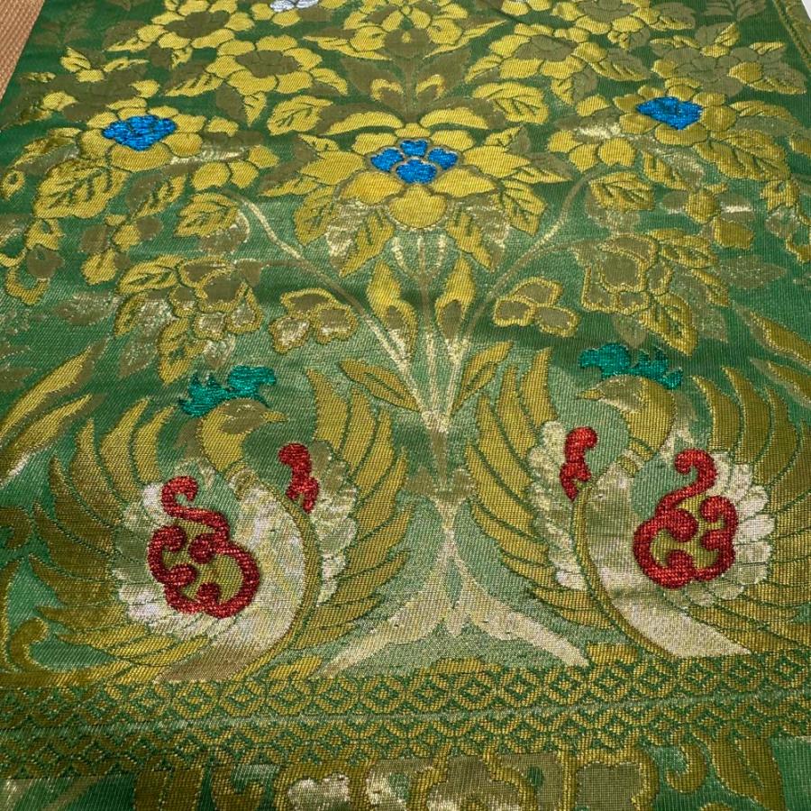 引き振袖用帯 本振袖用帯  裾引き 大振袖 全通 458cm 大きい 花嫁衣装 舞台衣装 中古 リサイクル 結婚式 婚礼 4882 引き振袖用帯 本振袖用帯 裾引き 大振袖 全通 458cm 大きい 花嫁衣装