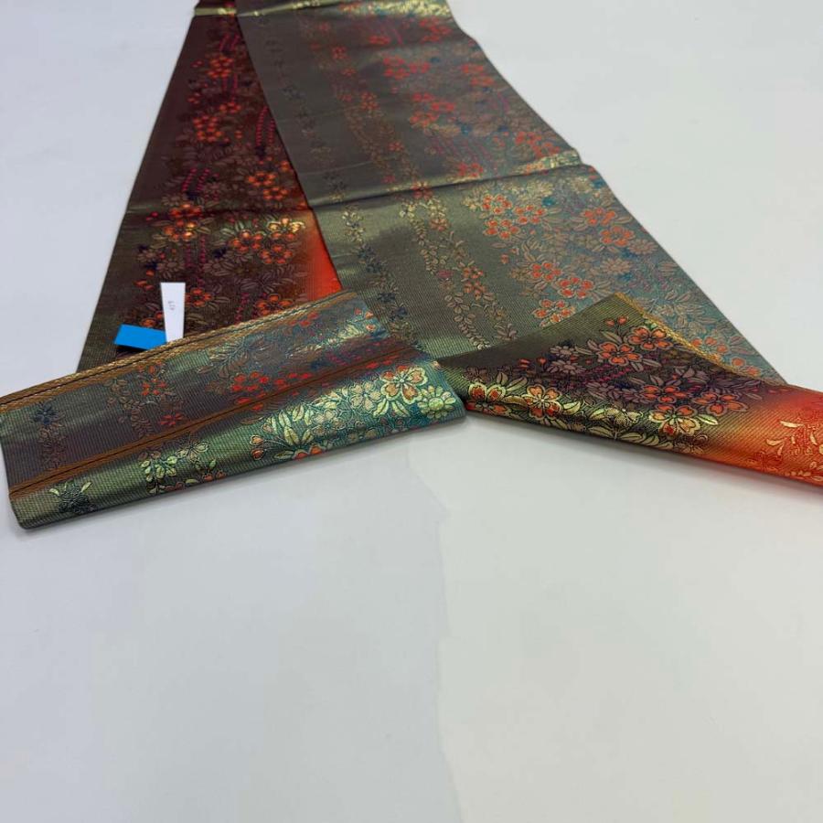 引き振袖用帯 本振袖用帯 裾引き 大振袖 全通 455cm 花嫁衣装 舞台衣装