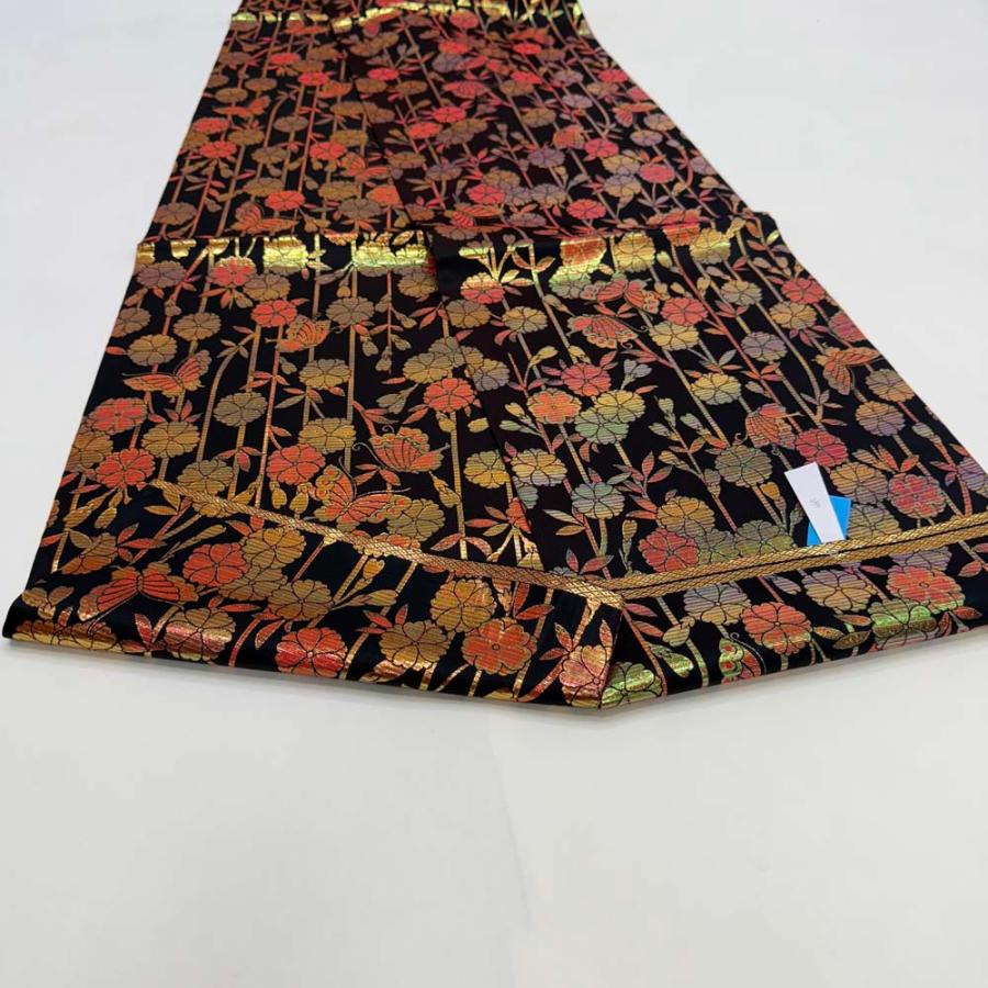 引き振袖用帯 本振袖用帯 裾引き 大振袖 全通 445cm 花嫁衣装 舞台衣装