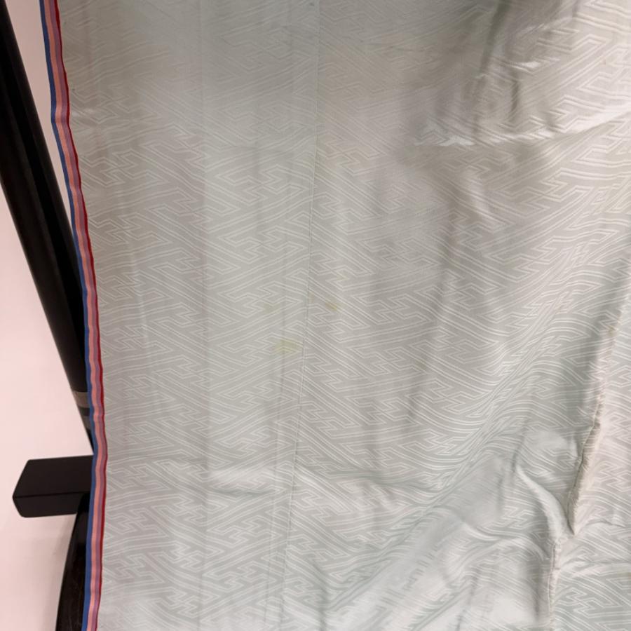 掛下 白打掛 色打掛 青 撮影用 結婚式 リサイクル 正絹 花嫁衣装 裄66cm　身丈185cm 中古 Mサイズ 5501_4