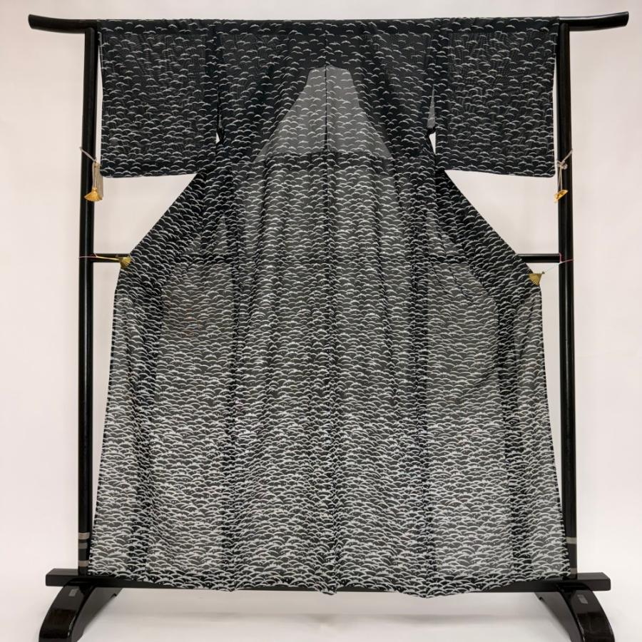 訪問着 付け下げ 絽 夏用 夏 洗える着物 礼装 ポリエステル 裄65.5cm M