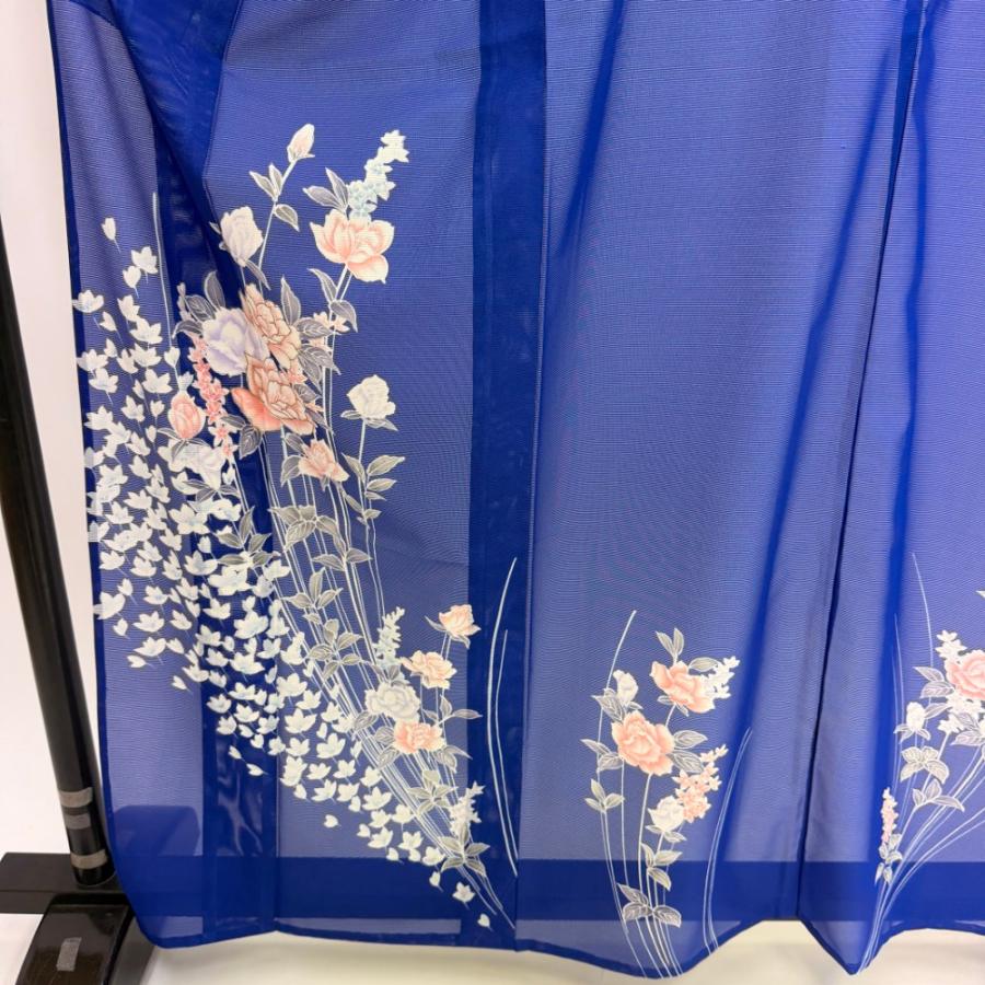 訪問着 付け下げ 絽 夏用 夏 洗える着物 礼装 ポリエステル 裄66.5cm M