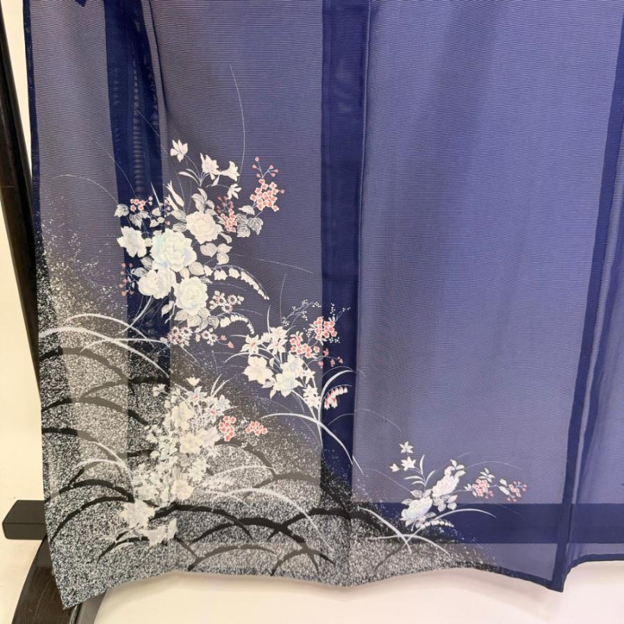 訪問着 付け下げ 絽 夏用 幅広 大きい 夏 洗える着物 礼装