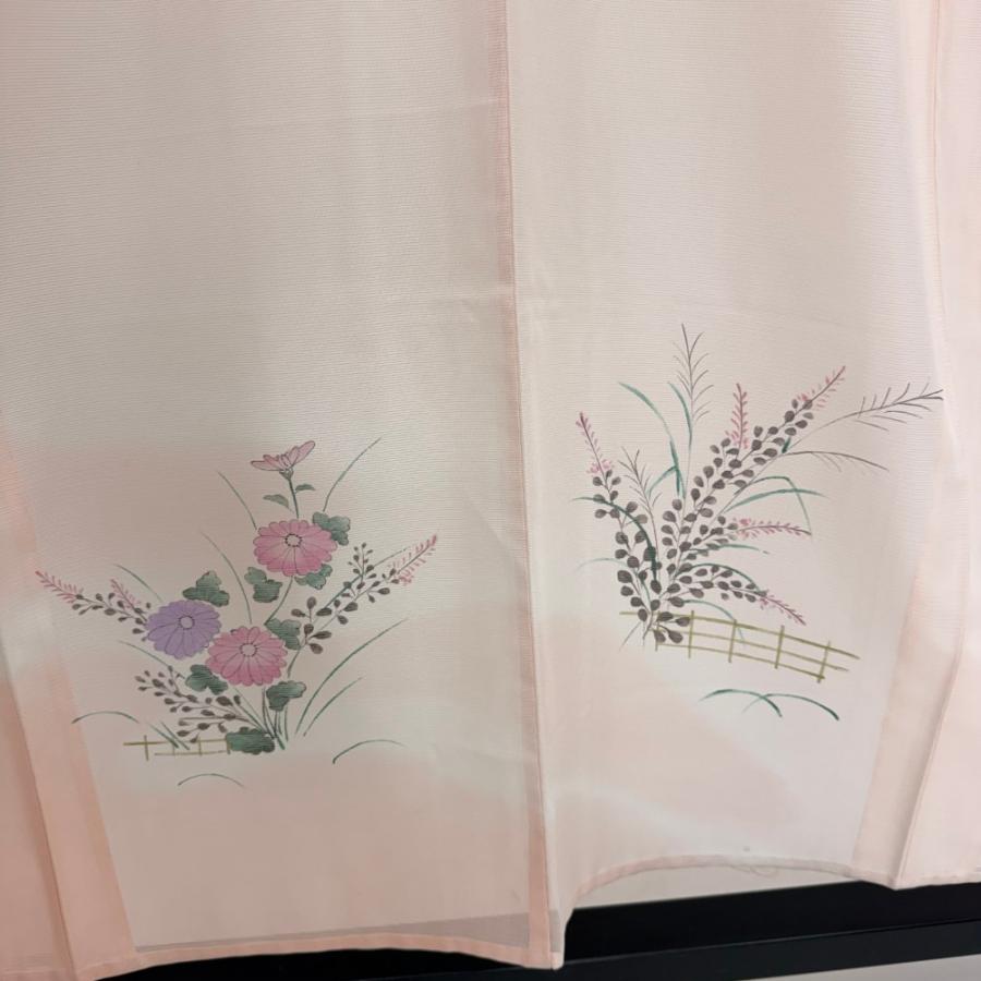 訪問着 付け下げ 絽 夏用 夏 洗える着物 礼装 ポリエステル 裄65.5cm M