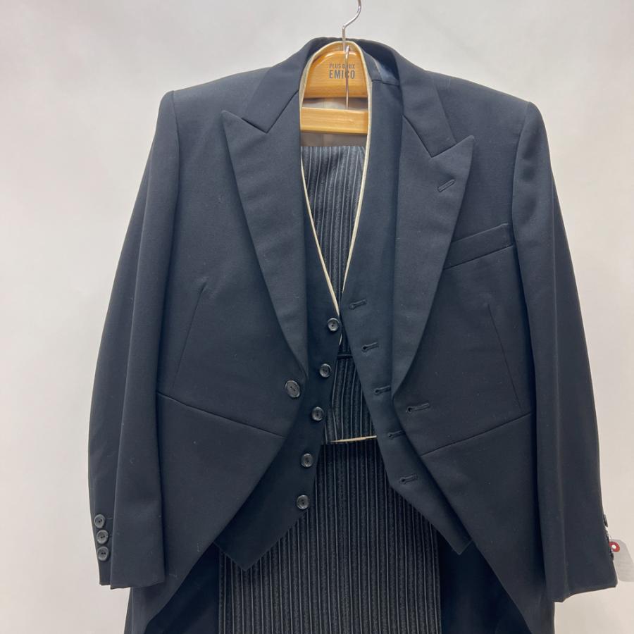 中古 モーニングスーツ 3点セット アジャスタなし AB3 MensSuits186