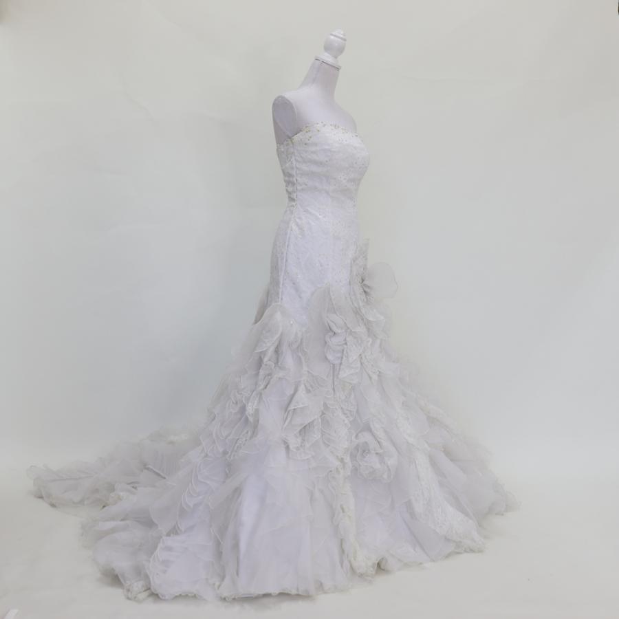 中古 ウエディングドレス オフホワイト Aya na ture アヤナチュール 11