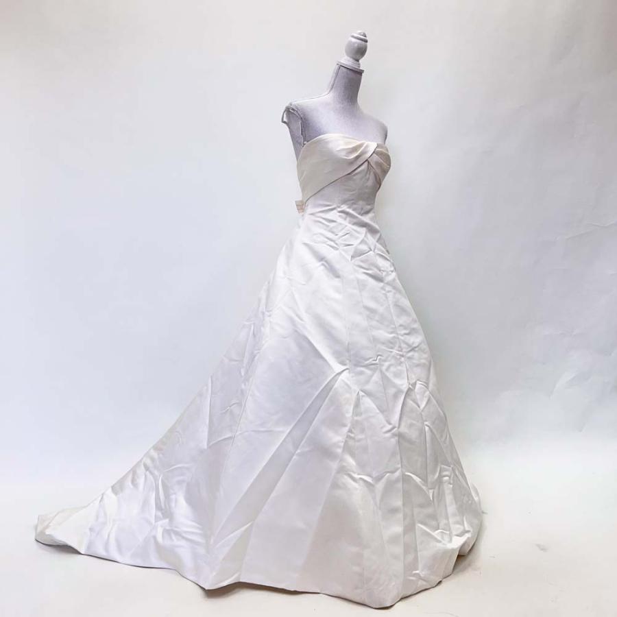 ウェディングドレス UK8 中古 ビスチェ Aライン PRONOVIAS 
