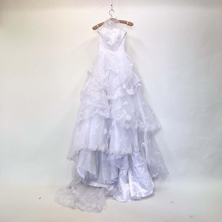 中古 ウェディングドレス 5号 プリンセスライン Lovely Wedding 結婚式 