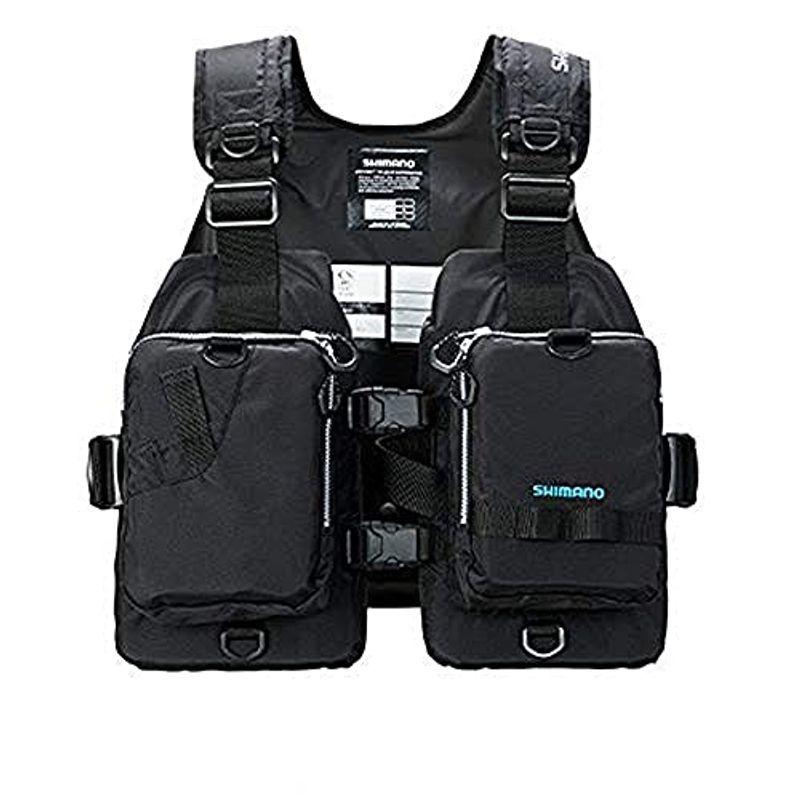 高品質な商品 のシマノ Shimano ライフジャケット フローティングベスト ゲームベストライト フィッシングウエア Vf 068t 釣り フリー ブラック ライフジャケット 祥園 元の価格