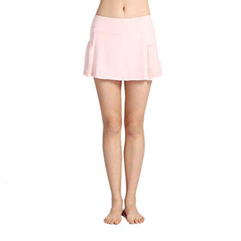 ずっと気になってた スポーツスカート ゴルフ スカート テニス ヨガ ホットヨガ ミニスカート レディース ヨガウェア インナーパンツ付き かわいい おしゃれ Lederer Elastic De