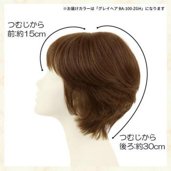 動作確認 プリシラ BEAUTE 総手植えオールウィッグ ブロッサムカールショート 人毛ミックス グレイヘア BA-100-ZGH 【PET7807380853】(28313円)