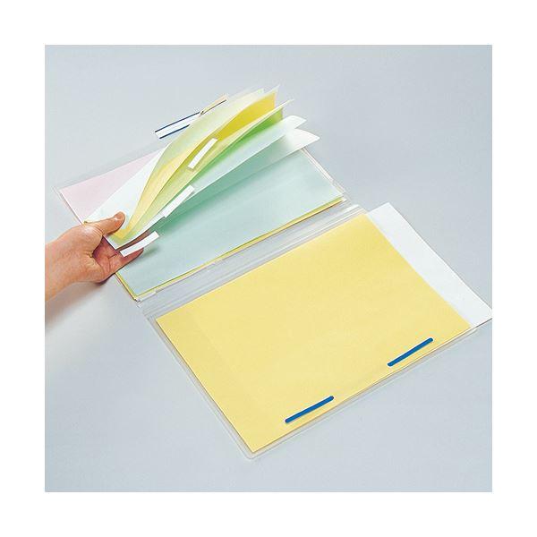 ds-（まとめ）ライオン事務器 介護ホルダー A4中仕切り付 KH-5P 1冊 〔×10セット〕_1