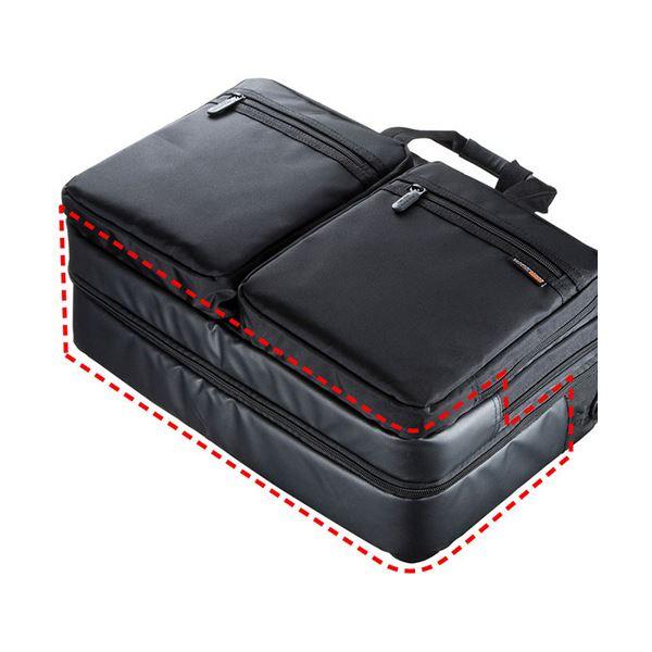 ds-サンワサプライ3WAYビジネスバッグ(出張用・大型) 15.6インチワイド対応 ブラック BAG-3WAY22BK 1個_1