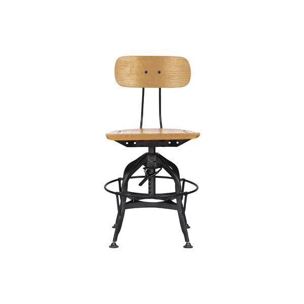 ds-パーソナルチェア ダイニングチェア 幅50cm ナチュラル ラッカー塗装 スチール リビング 在宅ワーク 店舗 インテリア家具_1