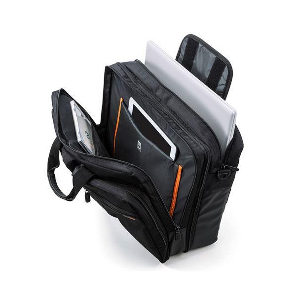 ds-(まとめ）サンワサプライ3WAYビジネスバッグ(出張用・大型) 15.6インチワイド対応 ブラック BAG-3WAY22BK 1個〔×3セット〕の画像