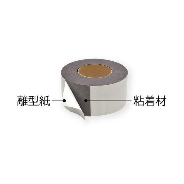 ds-(まとめ）マグエックス マグネット粘着付原反ロール 幅100mm×長さ10m×厚さ0.8mm MSFGR-08-1 1巻〔×3セット〕_2