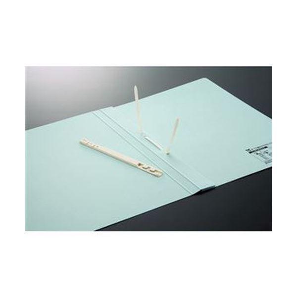 ds-（まとめ）コクヨ フラットファイル（オール紙）A4タテ 100枚収容 背幅18mm 青 フ-RK10NB 1セット（10冊）〔×10セット〕_2