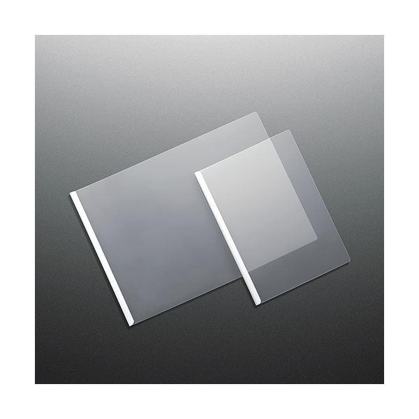 ds-（まとめ）コクヨ レールクリヤーホルダー厚とじ・PP A3ヨコ 40枚収容 白 フ-W768NW 1冊 〔×20セット〕_1